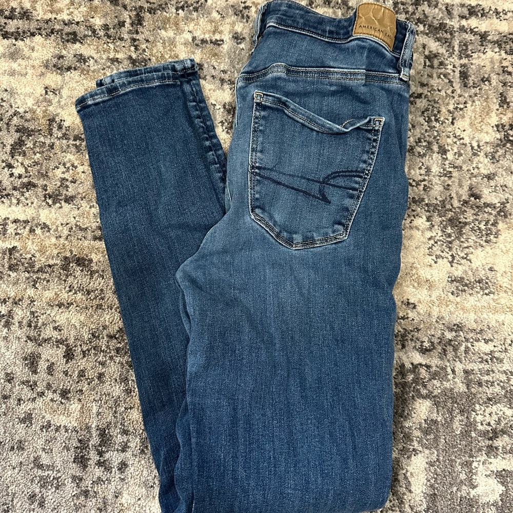Women’s American Eagle High-Rise Blue Jeggings